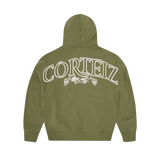 SUPERIOR ROYALE ZIP HOODIE [OLIVE]