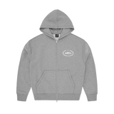 SUPERIOR ROYALE ZIP HOODIE [HEATHER GREY]