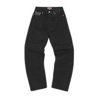 C-STAR STITCH-DOWN JEANS [TRIPLE BLACK]