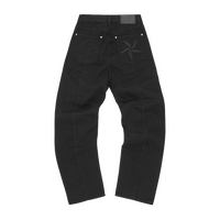 C-STAR STITCH-DOWN JEANS [TRIPLE BLACK]