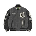 US VS DEM VARSITY JACKET [GREY]