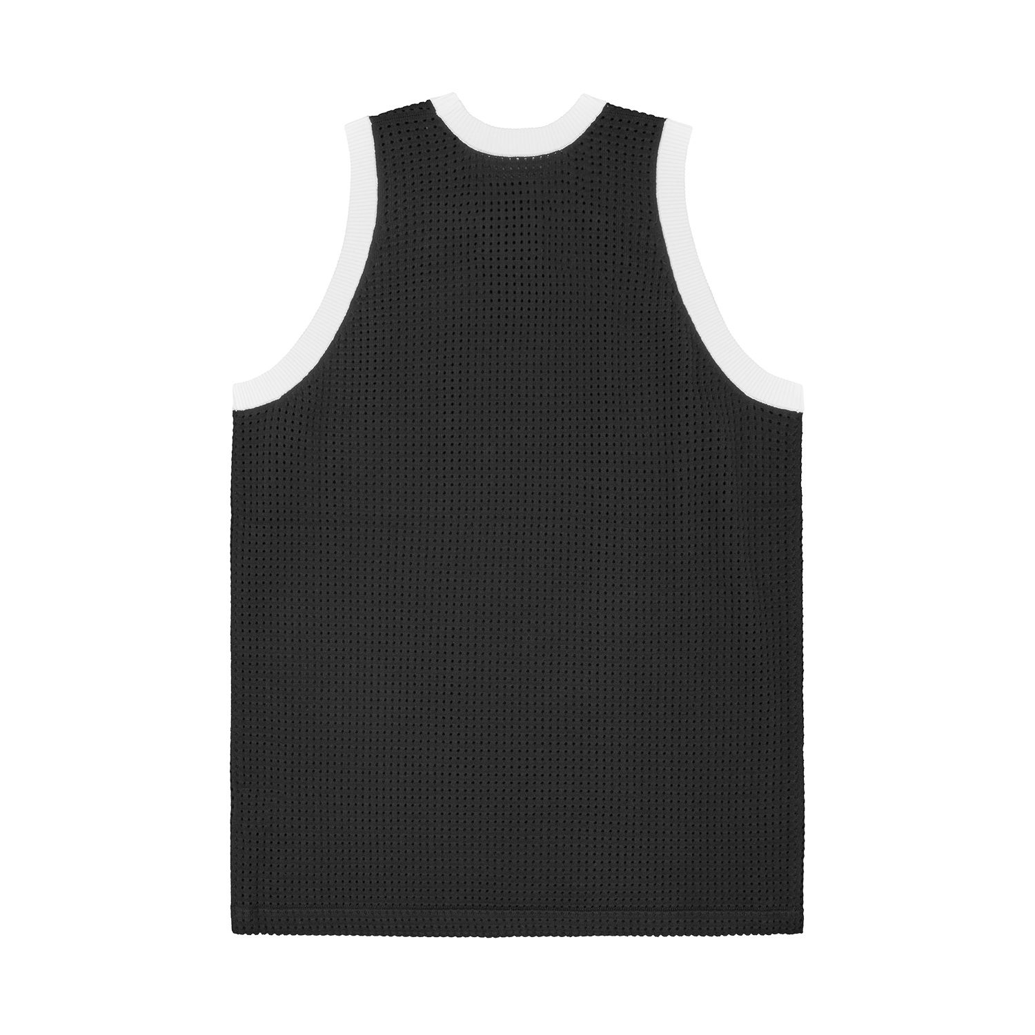 VICE MESH KNIT VEST [BLACK]