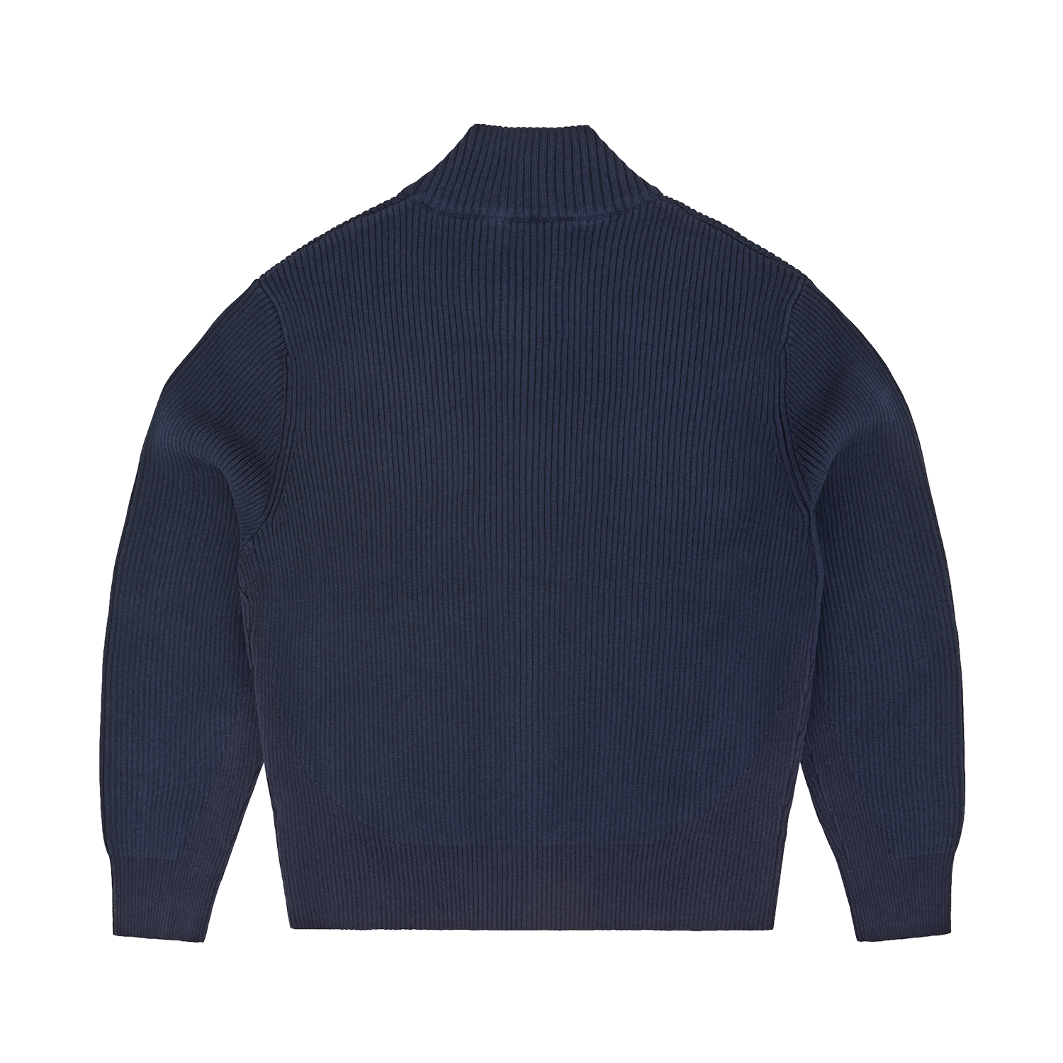 VVS RIB KNIT ZIP UP [NAVY]