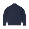 VVS RIB KNIT ZIP UP [NAVY]