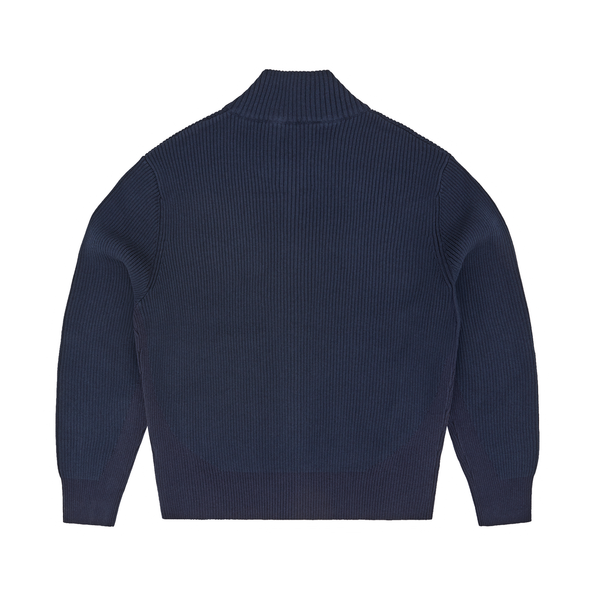 VVS RIB KNIT ZIP UP [NAVY]