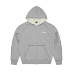 HMP THERMAL ZIP HOODIE [HEATHER GREY]