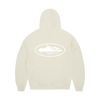 ISLAND PUFF PRINT ZIP HOODIE [OFF WHITE]
