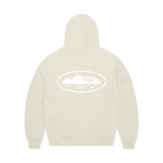 ISLAND PUFF PRINT ZIP HOODIE [OFF WHITE]