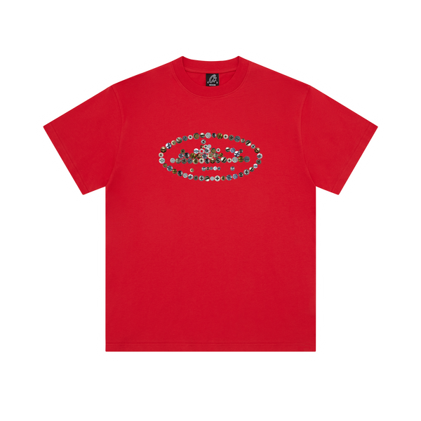SCREWS ISLAND TEE [RED]