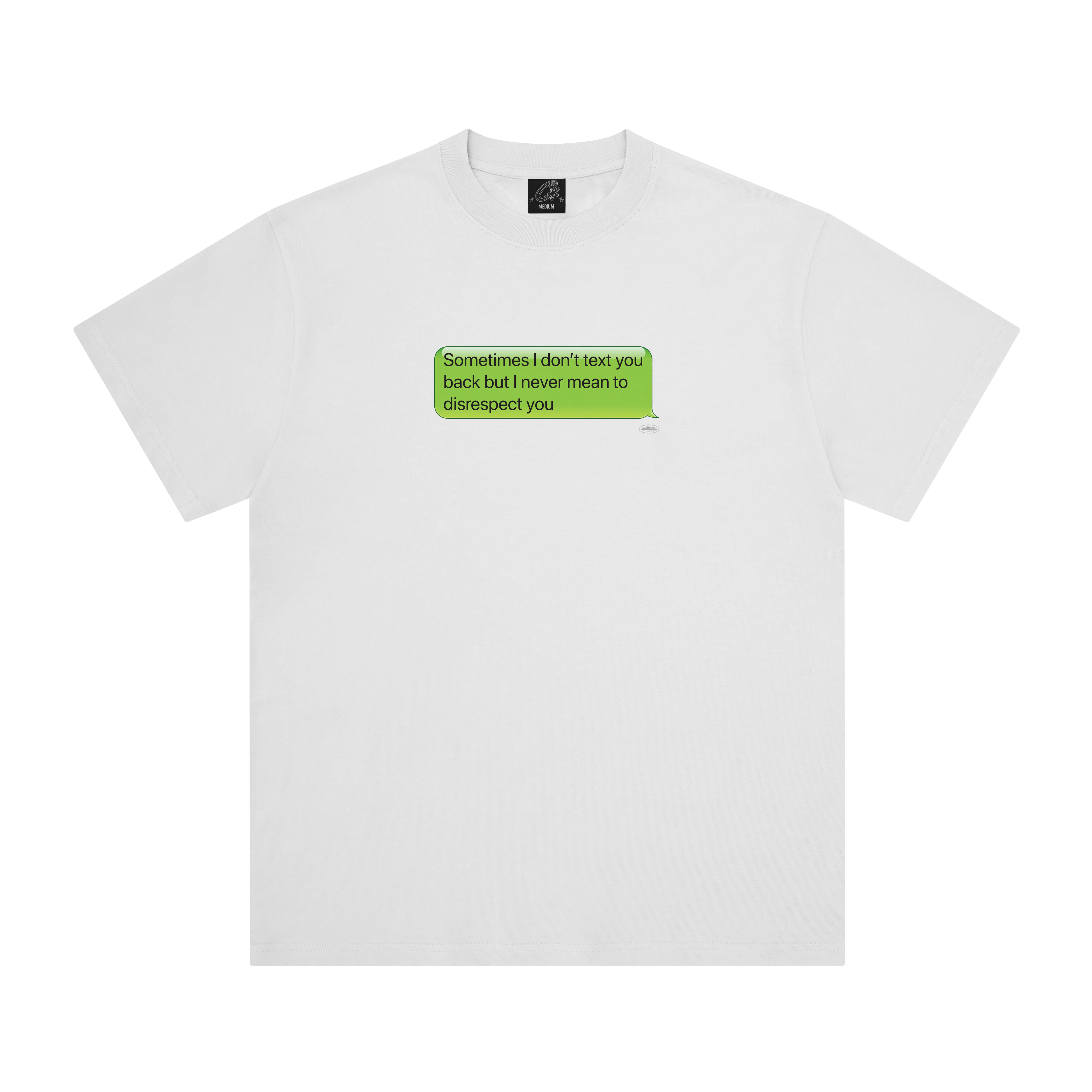 TEXT ME BACK TEE [WHITE]