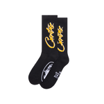ALLSTARZ SOCKS [BLACK & YELLOW]